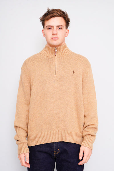 Sweater Beige polo by ralph lauren Talla Xl – Nostalgic