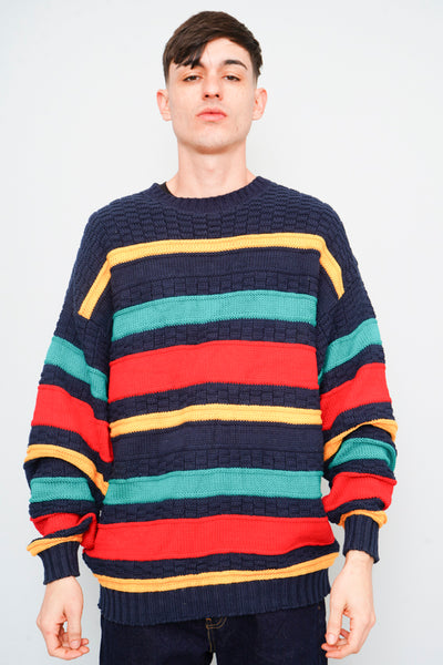 Sweater Multicolor lobo by pendleton Talla L – Nostalgic