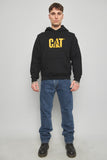 Poleron casual  negro cat talla M 761