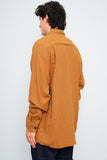 Camisa ocre Volcom Talla Xl Image 2