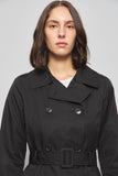 Impermeable casual  negro kate spade talla Xs 708