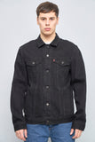 Chaqueta denim  negro levis talla L 958