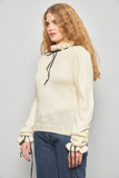 Sweater casual  blanco zara talla M 239