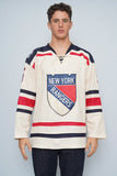 Polera crema  Nhl Reebok Talla M