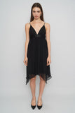 Vestido Negro Banana Republic Talla 36