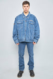 Chaqueta denim  azul harley davids talla Xxxl 953