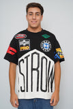 Polera Negro First Row Talla Xl Image 0