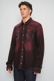 Camisa Burdeo true religion Talla Xxl Image 1