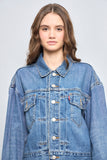 Chaqueta denim  azul levis talla Xs 777