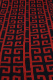Bufanda negro/rojo Nostalgic Talla TU Image 0
