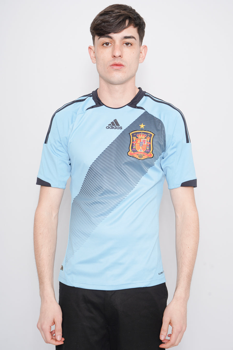 Polera celeste Adidas Talla S – Nostalgic