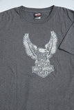 Polera casual  gris harley davidson talla Xl 727