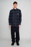Camisa escocesa azul Carhartt Talla L Image 3
