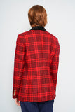 Blazer cuadrille rojo Banana Republic Talla 6 Image 2