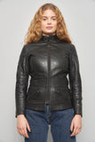 Chaqueta cuero  negro drospo talla 42 136