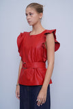 Top Rojo uterqüe Talla L Image 1