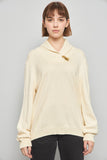 Sweater casual  beige lauren talla Xl 798