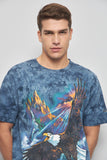 Polera casual  azul anvil talla Xl 028