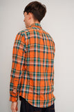 Camisa escocesa naranjo ralph lauren Talla S Image 2