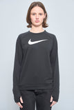 Polera casual  negro nike talla S 038