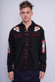Camisa Negro rockmount Talla M