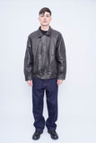 Bomber denim cafe Wilson Leather Talla Xl Image 3