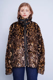 Abrigo animal print donna salyers fabulous furs Talla Xxl