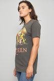 Polera casual  gris queen talla M 210