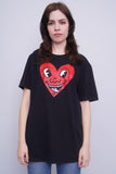 Polera Negro Keith Haring Talla L