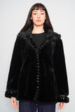 Abrigo Negro Jones New York Talla M