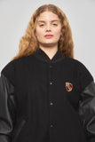 Bomber casual  negro porsche talla L 169