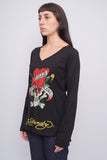 Polera Negro Ed Hardy Talla L Image 1