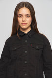 Chaqueta denim  negro levis talla M 898