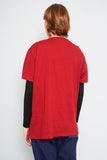 Polera Burdeo deadpool Talla M Image 2