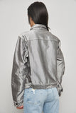 Chaqueta denim  gris marithe francois talla S 542