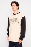 Polera Beige harley davidson Talla L Image 1