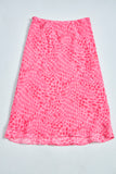 Falda casual  rosado cato talla S 743