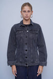 Jacket denim gris  Massimo Dutti Talla M Image 1