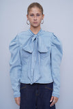 Jacket denim celeste Akira Talla Xl