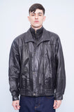 Bomber Negro cuir extenzo Talla L Image 0