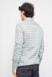 Camisa cuadrille verde BOSS Talla 37 Image 2