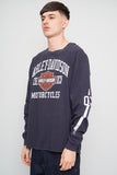 Polera Azul harley davidson Talla Xl Image 1