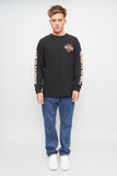 Polera Negro harley davidson Talla L Image 3