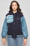 Bomber casual  azul newton talla 38 097