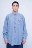 Camisa denim celeste polo ralph lauren Talla Xl Image 0