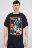 Polera Negro halloween Talla Xl