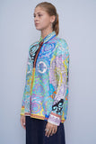 Blusa Multicolor Versace Talla 40 Image 1