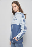 Cortaviento casual  azul  adidas talla S 360