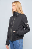 Chaqueta casual  negro  adidas talla M 396