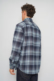 Camisa escocesa azul Carhartt Talla L Image 2